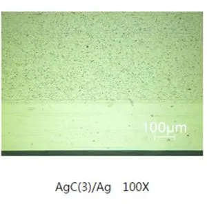 Silbergrafitpulverkontakt